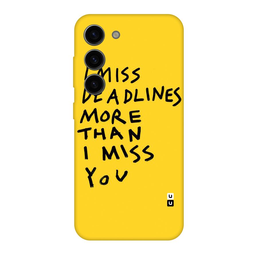 Deadlines Original Polycarbonate Back Case for Galaxy S23