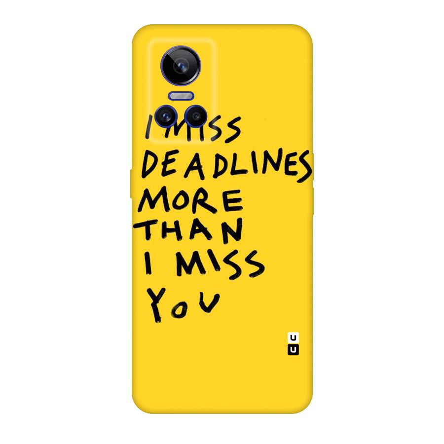 Deadlines Original Polycarbonate Back Case for Realme GT Neo 3
