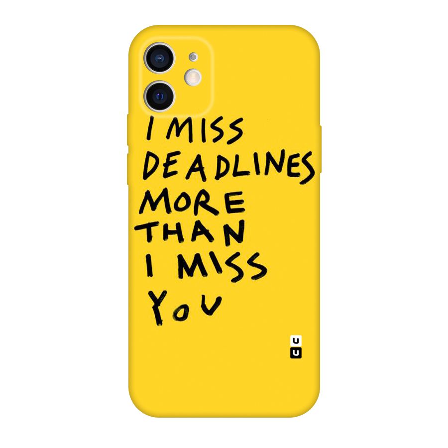 Deadlines Original Polycarbonate Back Case for iPhone 12