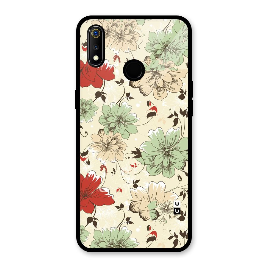 Decent Design Glass Back Case for Realme 3i
