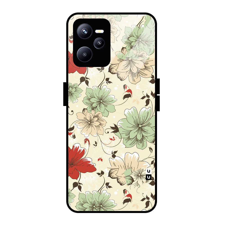 Decent Design Glass Back Case for Realme C35