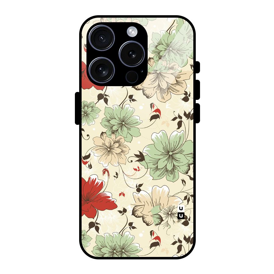 Decent Design Glass Back Case for iPhone 15 Pro