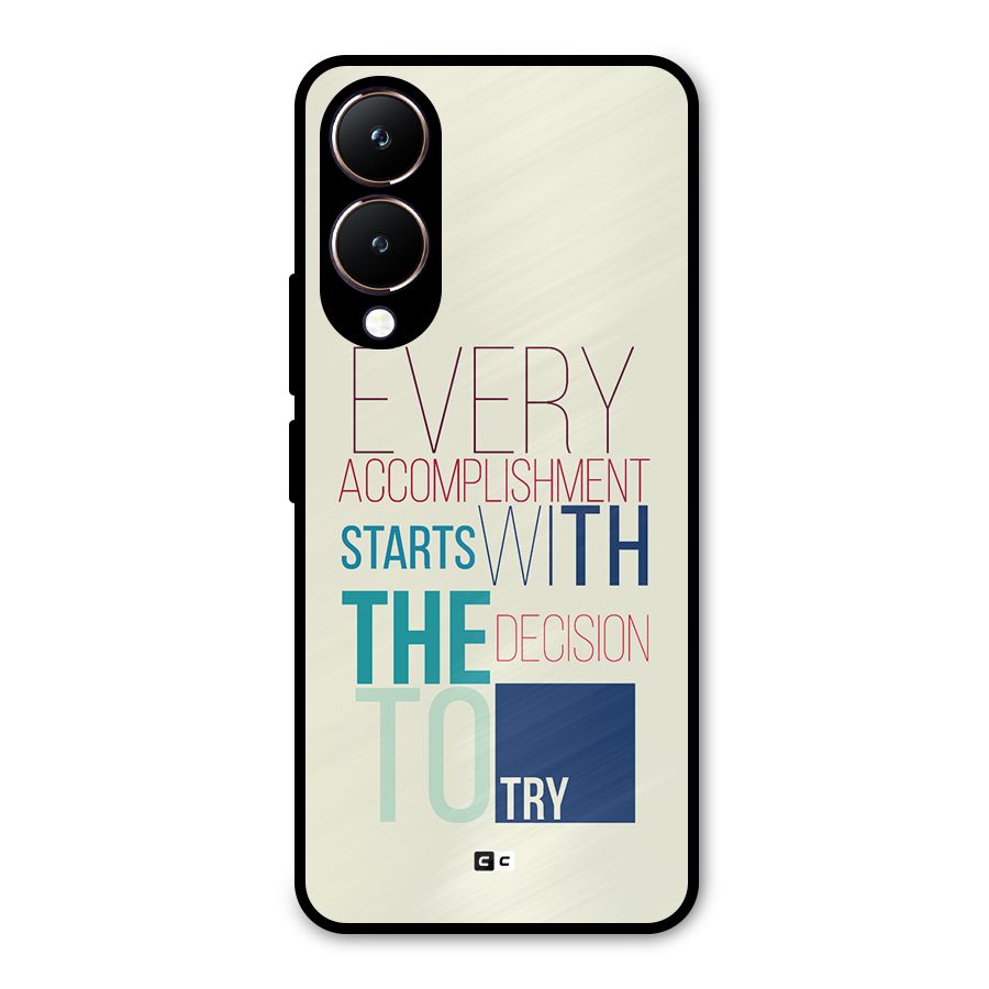 Decision To Try Metal Back Case for Vivo Y28
