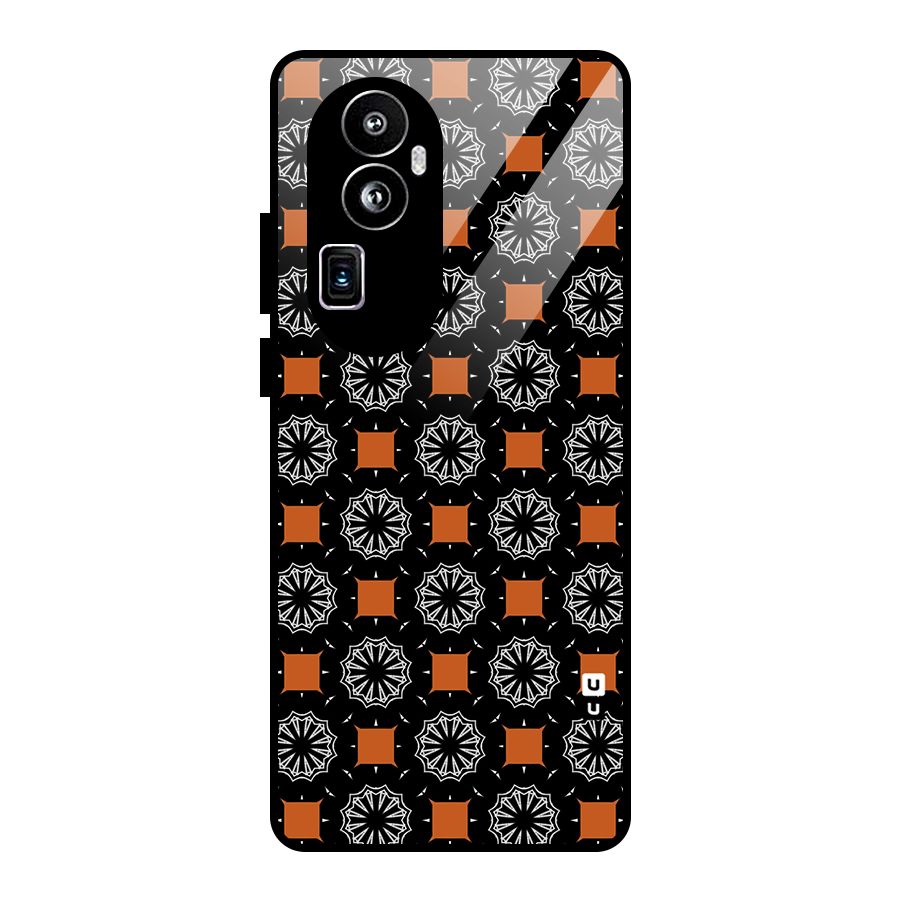 Decorative Wrapping Pattern Glass Back Case for Oppo Reno10 Pro Plus