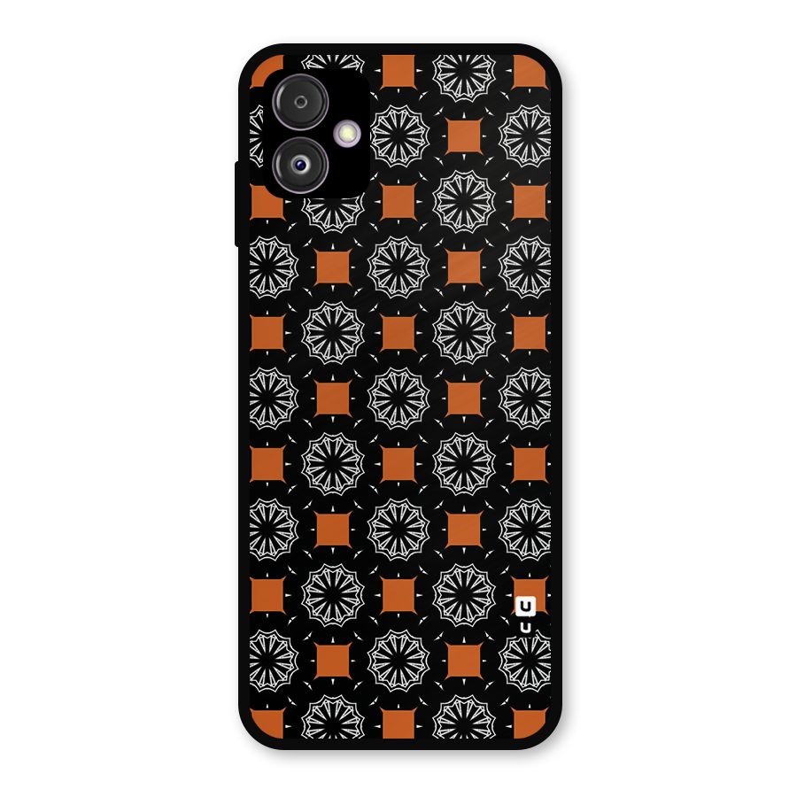 Decorative Wrapping Pattern Metal Back Case for Galaxy F14