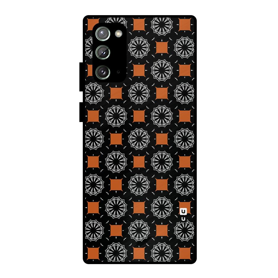 Decorative Wrapping Pattern Metal Back Case for Galaxy Note 20