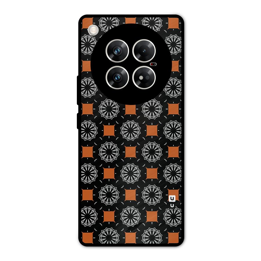 Decorative Wrapping Pattern Metal Back Case for Infinix Zero 40 5G