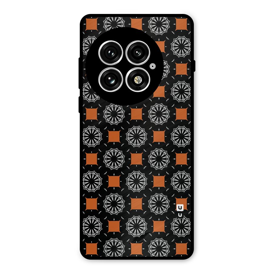 Decorative Wrapping Pattern Metal Back Case for OnePlus 13