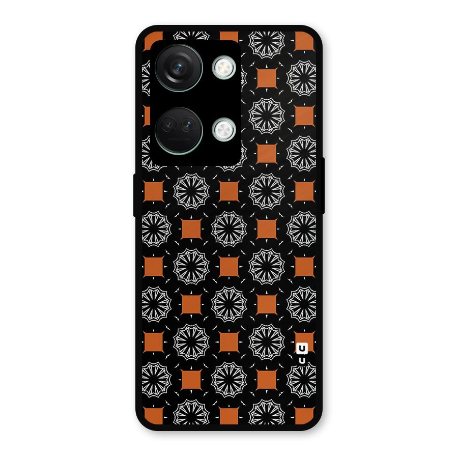 Decorative Wrapping Pattern Metal Back Case for OnePlus Nord 3