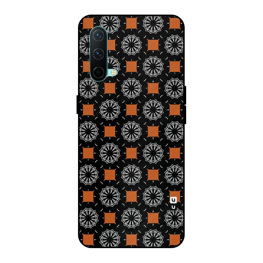 Decorative Wrapping Pattern Metal Back Case for OnePlus Nord CE 5G