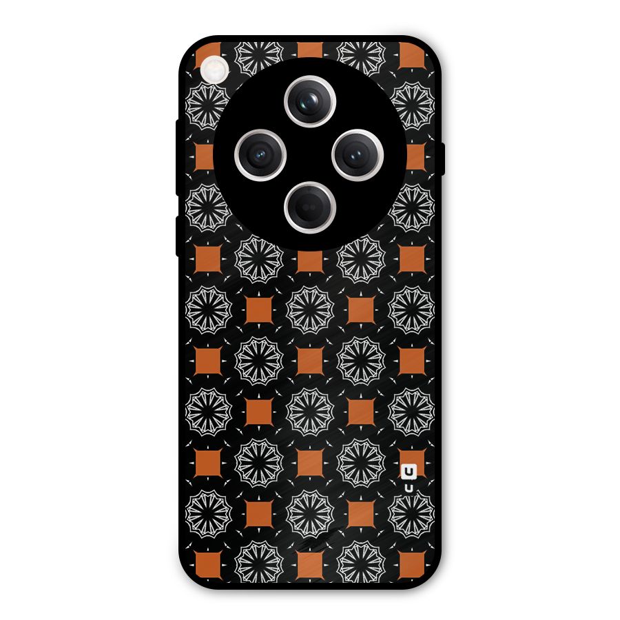 Decorative Wrapping Pattern Metal Back Case for Oppo Find X8