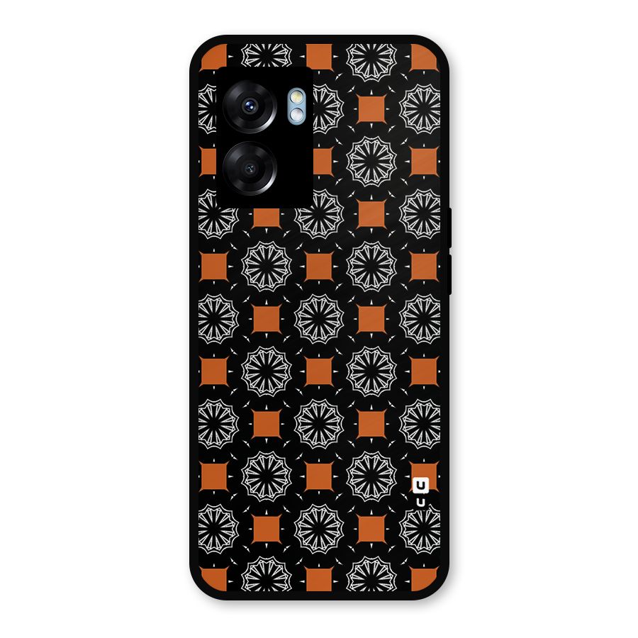 Decorative Wrapping Pattern Metal Back Case for Oppo K10 (5G)