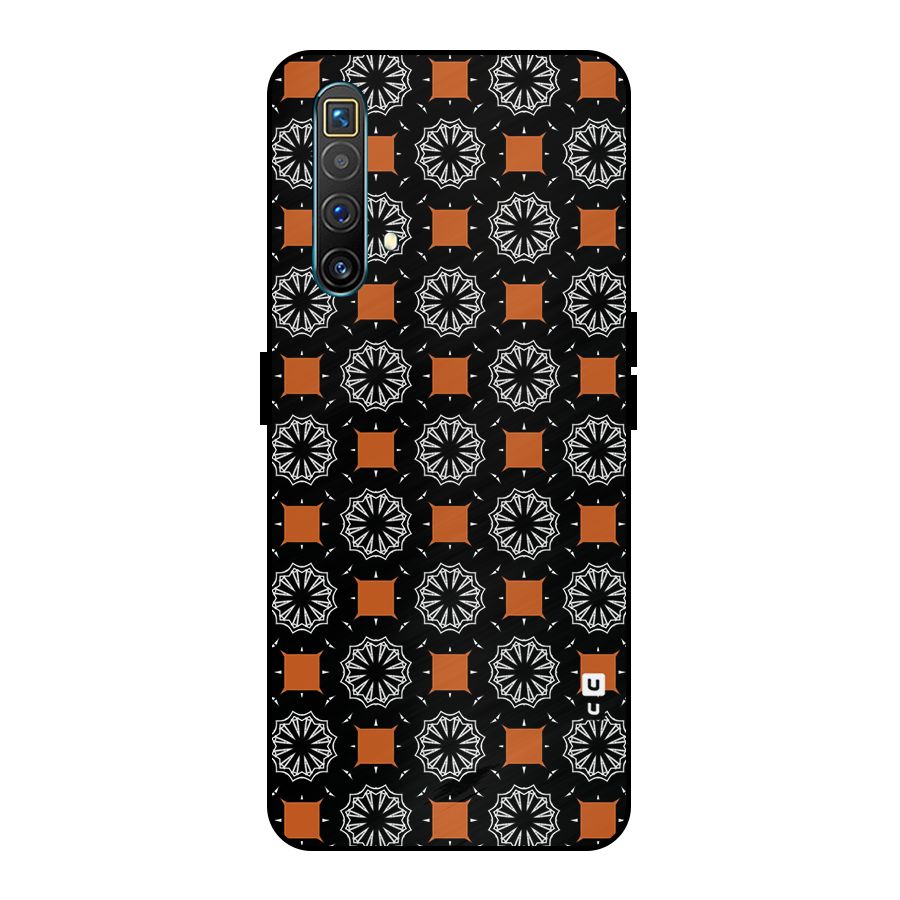 Decorative Wrapping Pattern Metal Back Case for Realme X3 SuperZoom