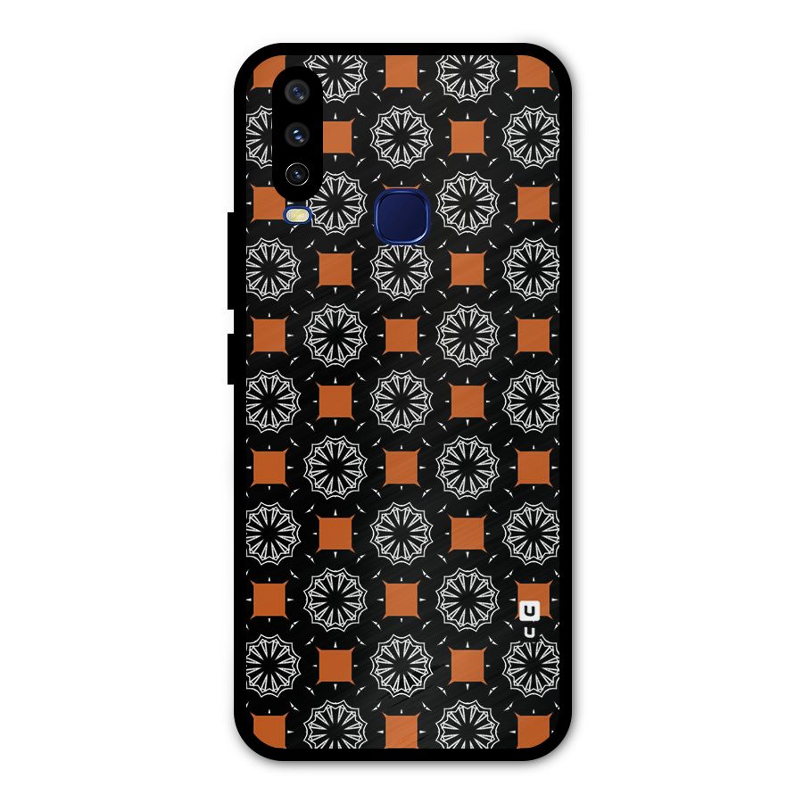Decorative Wrapping Pattern Metal Back Case for Vivo V17
