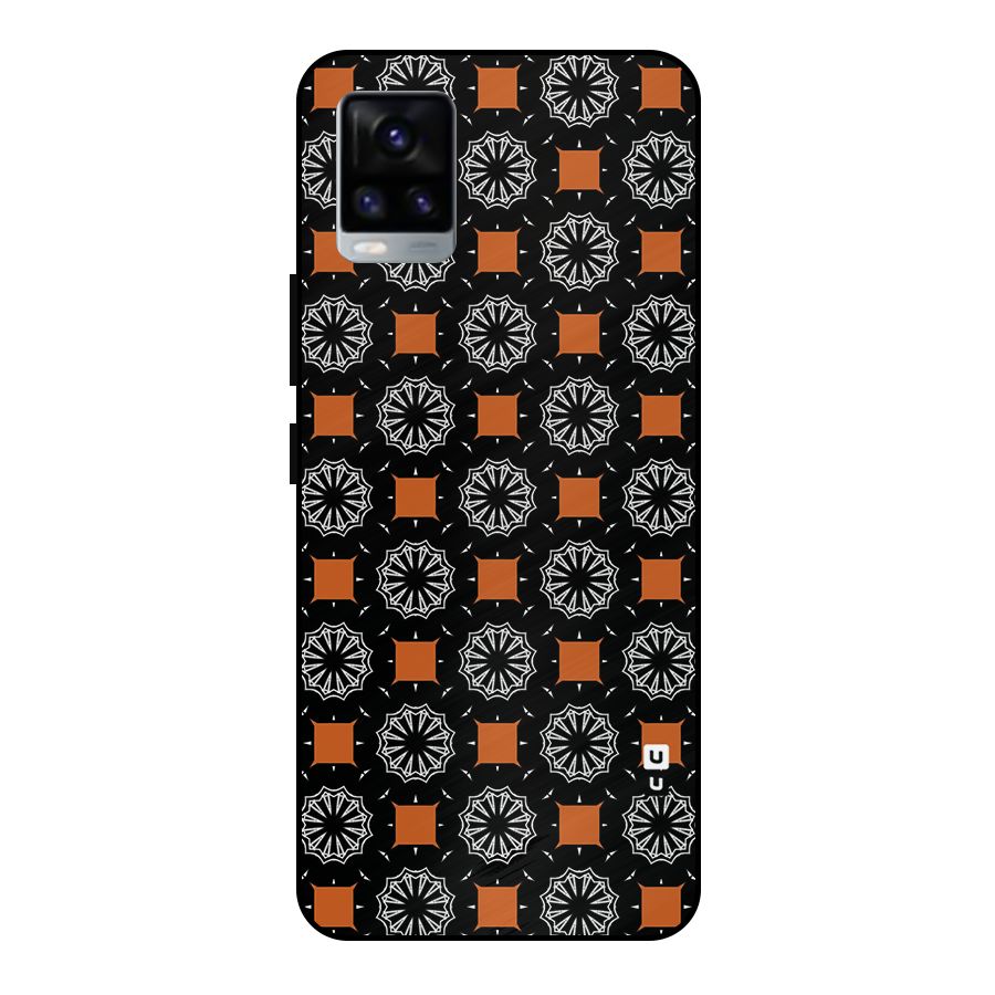 Decorative Wrapping Pattern Metal Back Case for Vivo V20