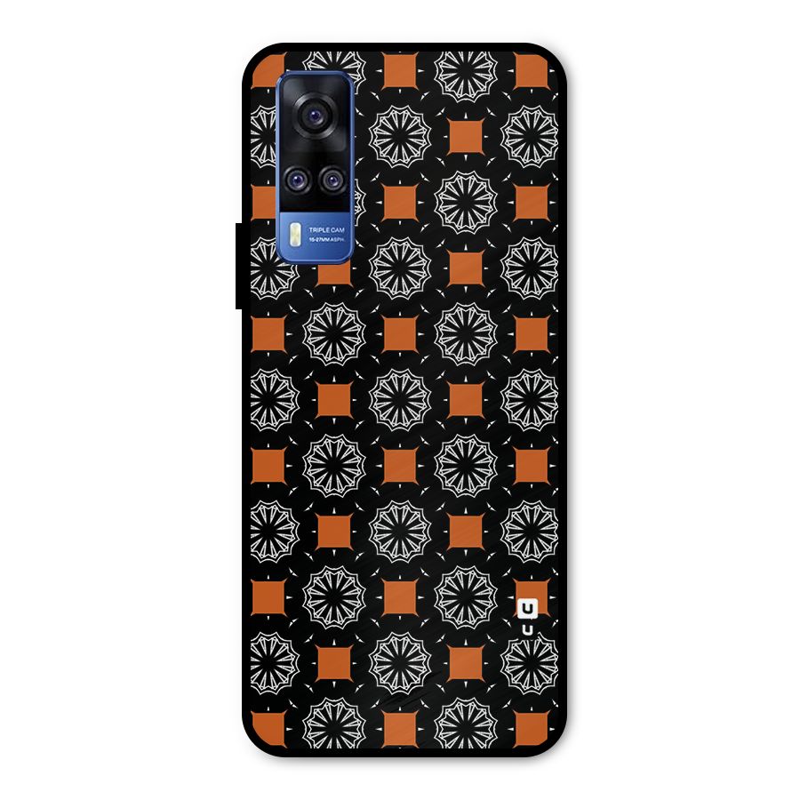 Decorative Wrapping Pattern Metal Back Case for Vivo Y31