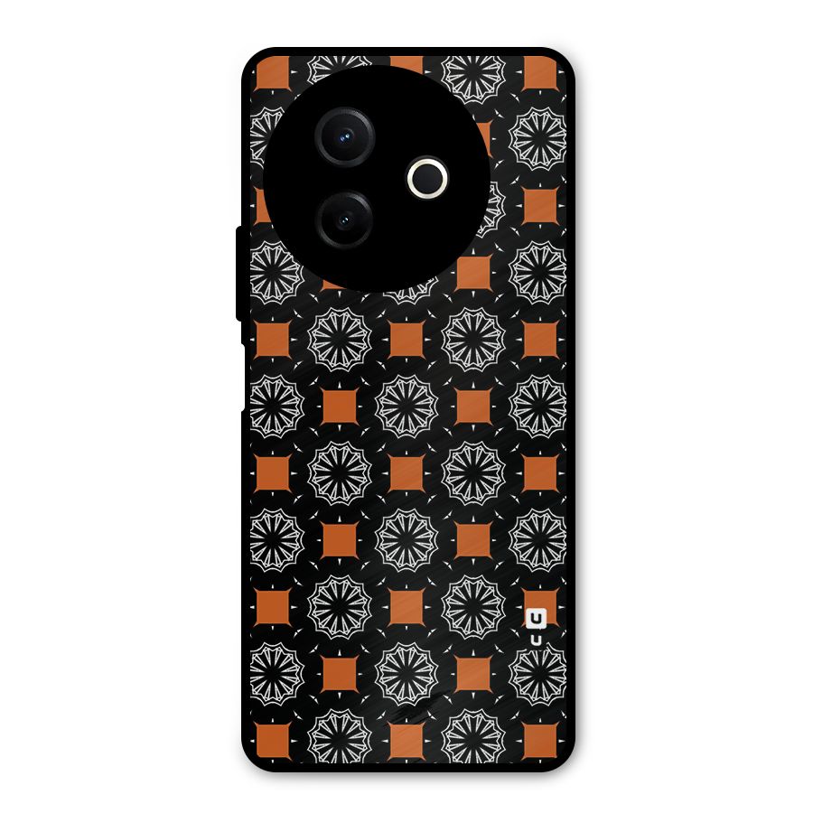 Decorative Wrapping Pattern Metal Back Case for Vivo Y39
