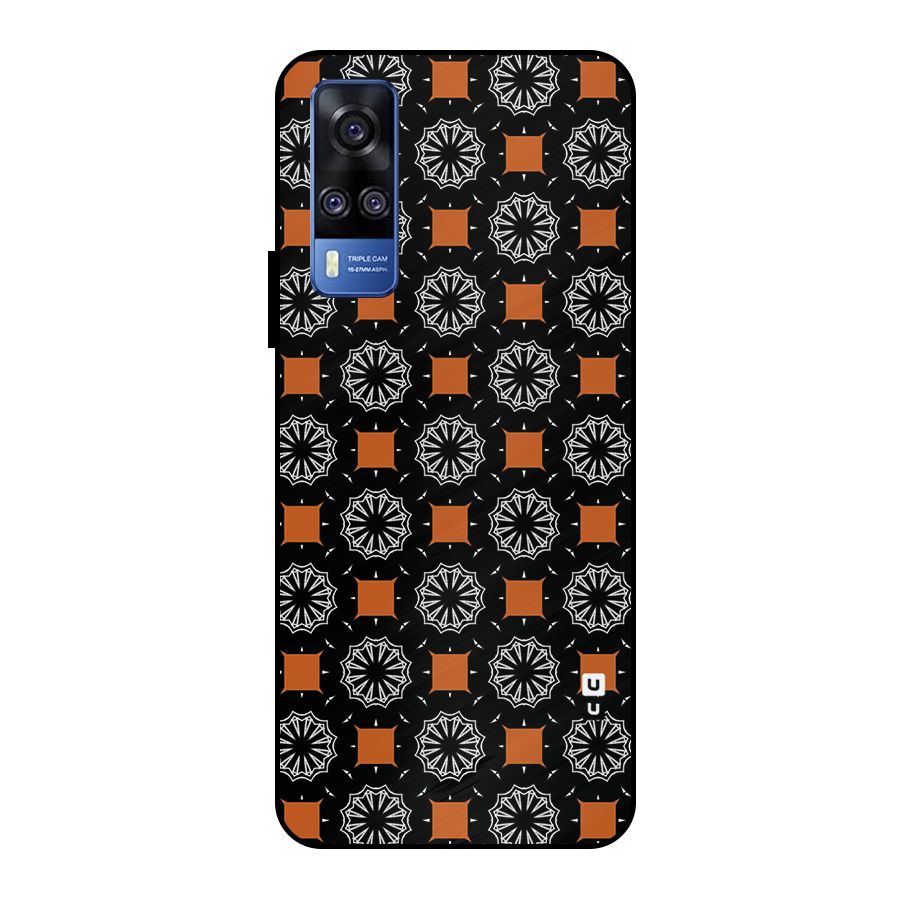 Decorative Wrapping Pattern Metal Back Case for Vivo Y51