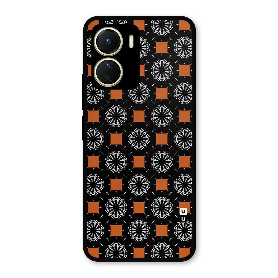 Decorative Wrapping Pattern Metal Back Case for Vivo Y56