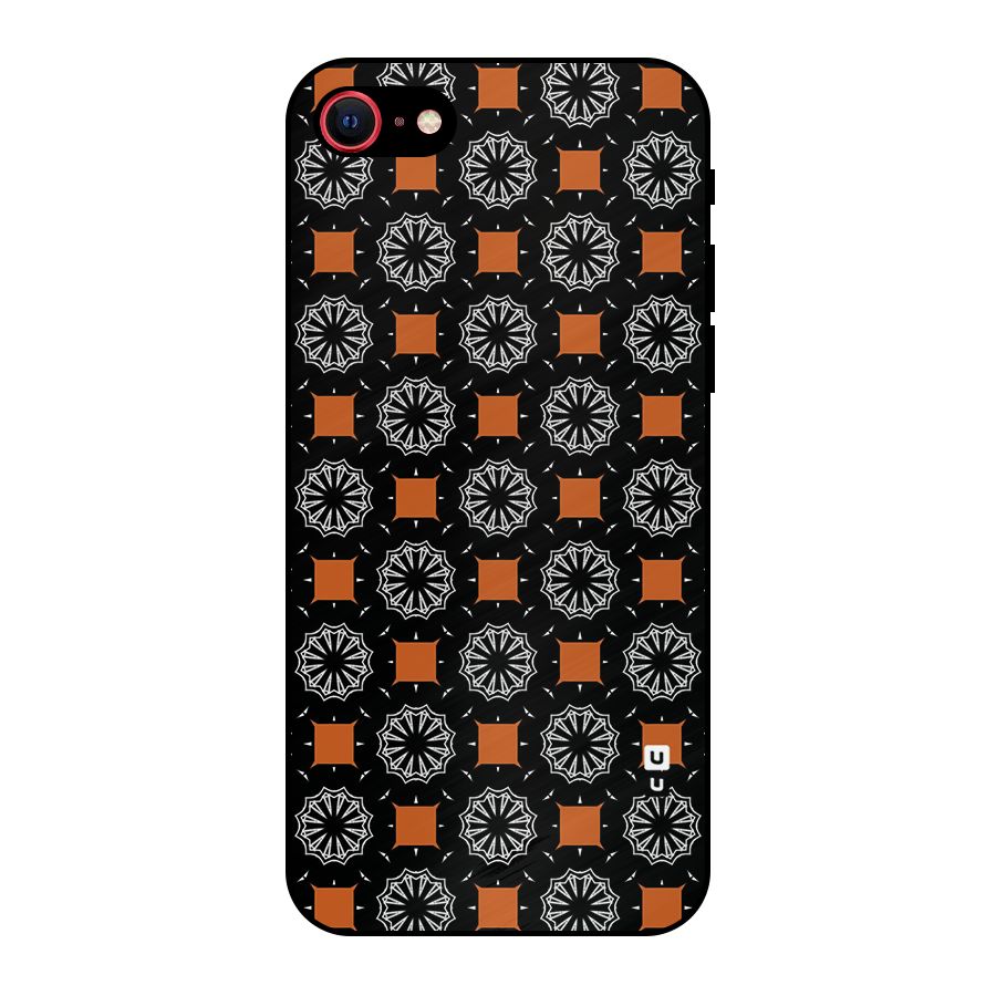 Decorative Wrapping Pattern Metal Back Case for iPhone 7