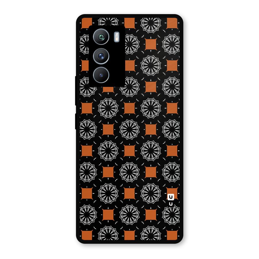 Decorative Wrapping Pattern Metal Back Case for iQOO 9 SE