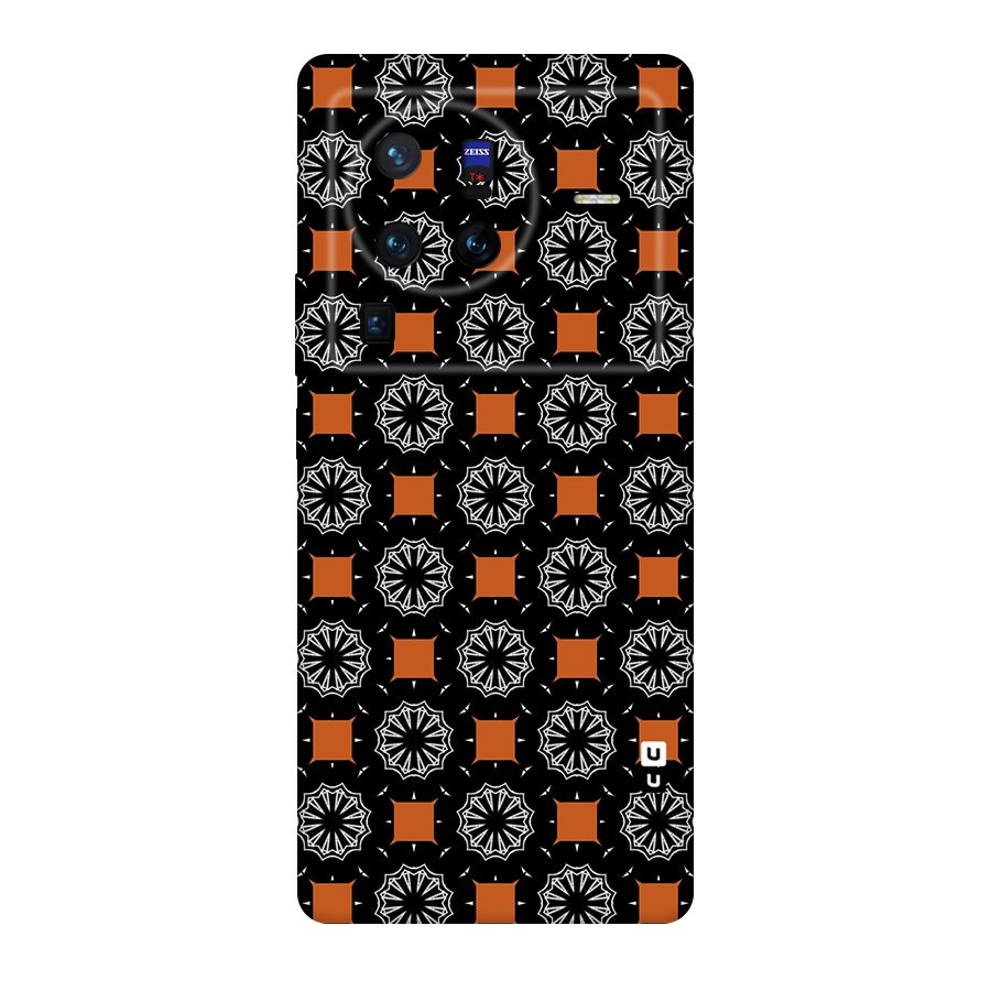 Decorative Wrapping Pattern Original Polycarbonate Back Case for Vivo X80