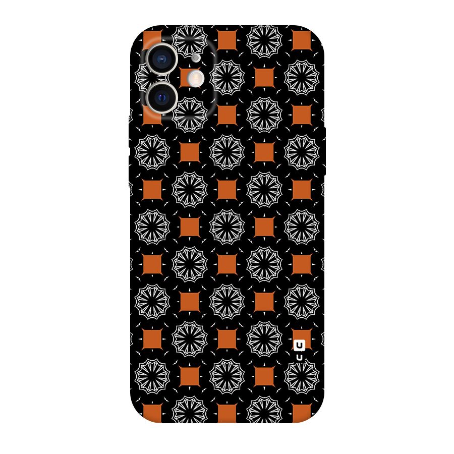 Decorative Wrapping Pattern Original Polycarbonate Back Case for iPhone 12