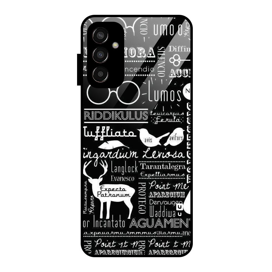 Deer Key Spell Glass Back Case for Galaxy F13