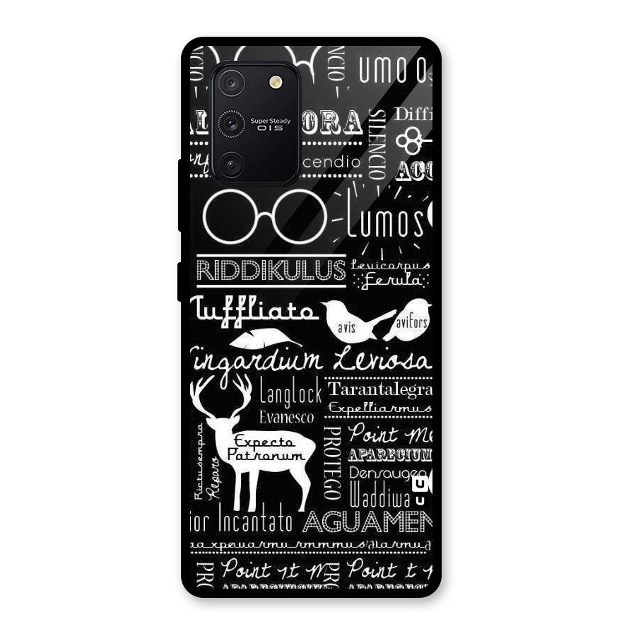 Deer Key Spell Glass Back Case for Galaxy S10 Lite