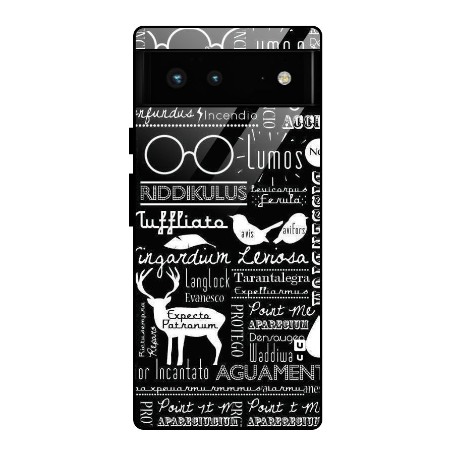 Deer Key Spell Glass Back Case for Google Pixel 6