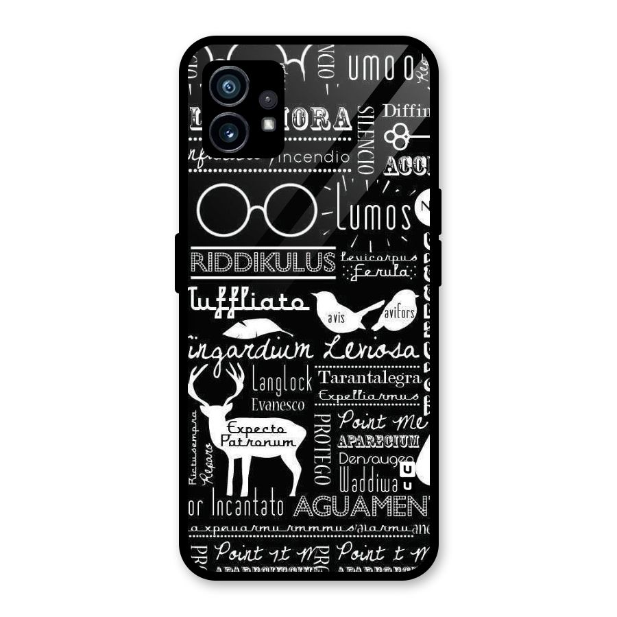 Deer Key Spell Glass Back Case for Nothing Phone 1
