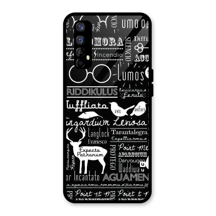 Deer Key Spell Glass Back Case for Realme 7