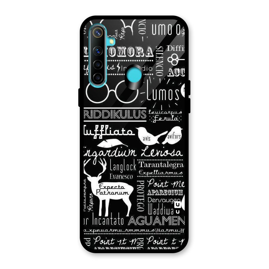 Deer Key Spell Glass Back Case for Realme Narzo 10