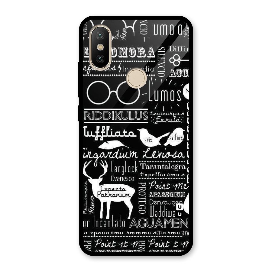 Deer Key Spell Glass Back Case for Redmi A2