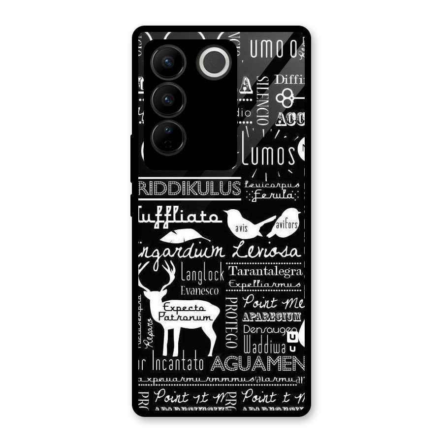 Deer Key Spell Glass Back Case for Vivo V27