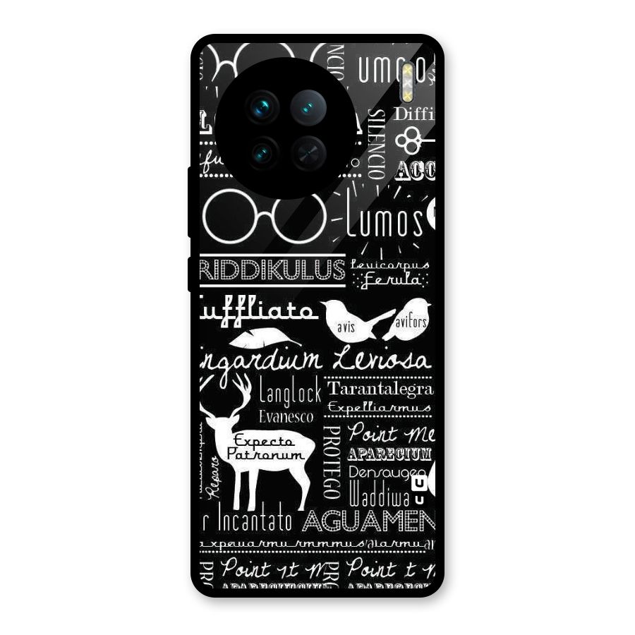 Deer Key Spell Glass Back Case for Vivo X90