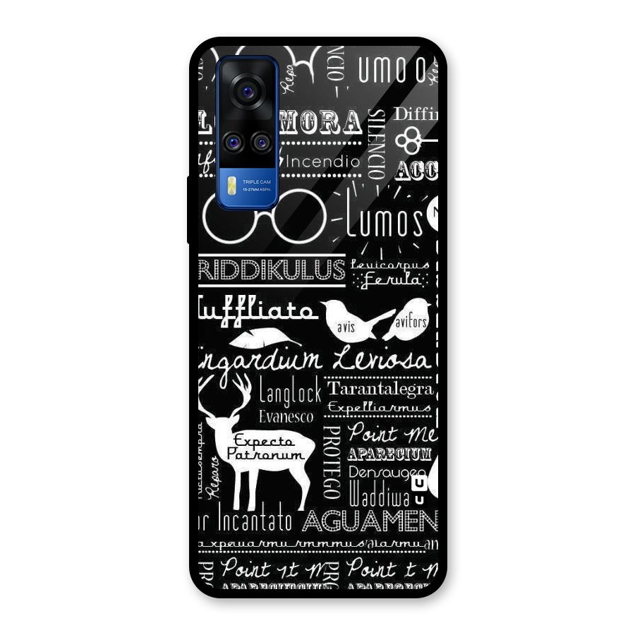 Deer Key Spell Glass Back Case for Vivo Y31