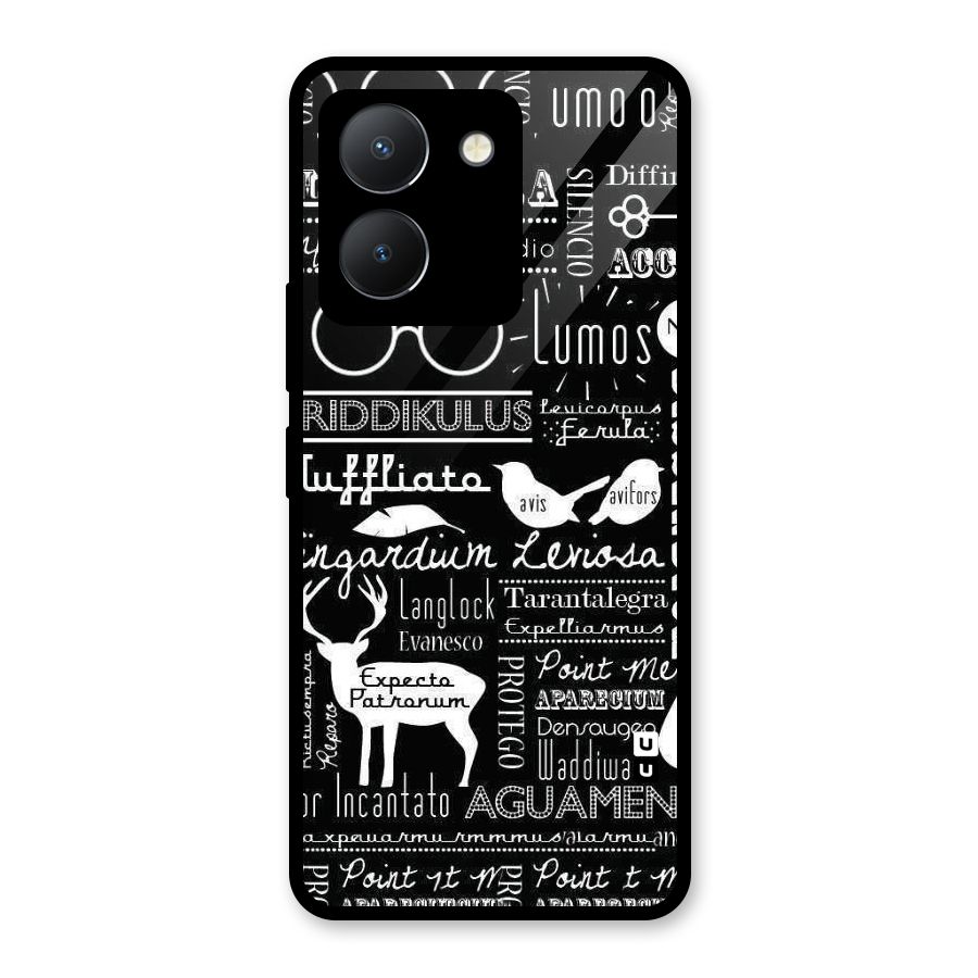 Deer Key Spell Glass Back Case for Vivo Y36