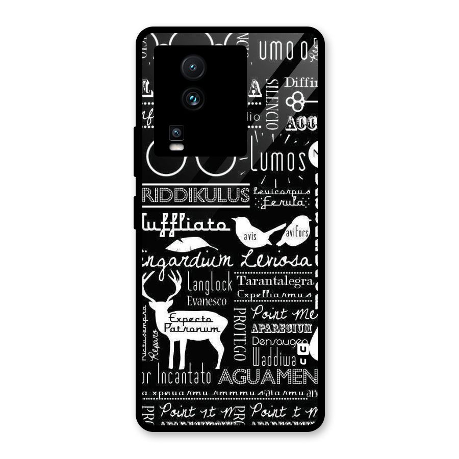 Deer Key Spell Glass Back Case for Vivo iQOO Neo 7
