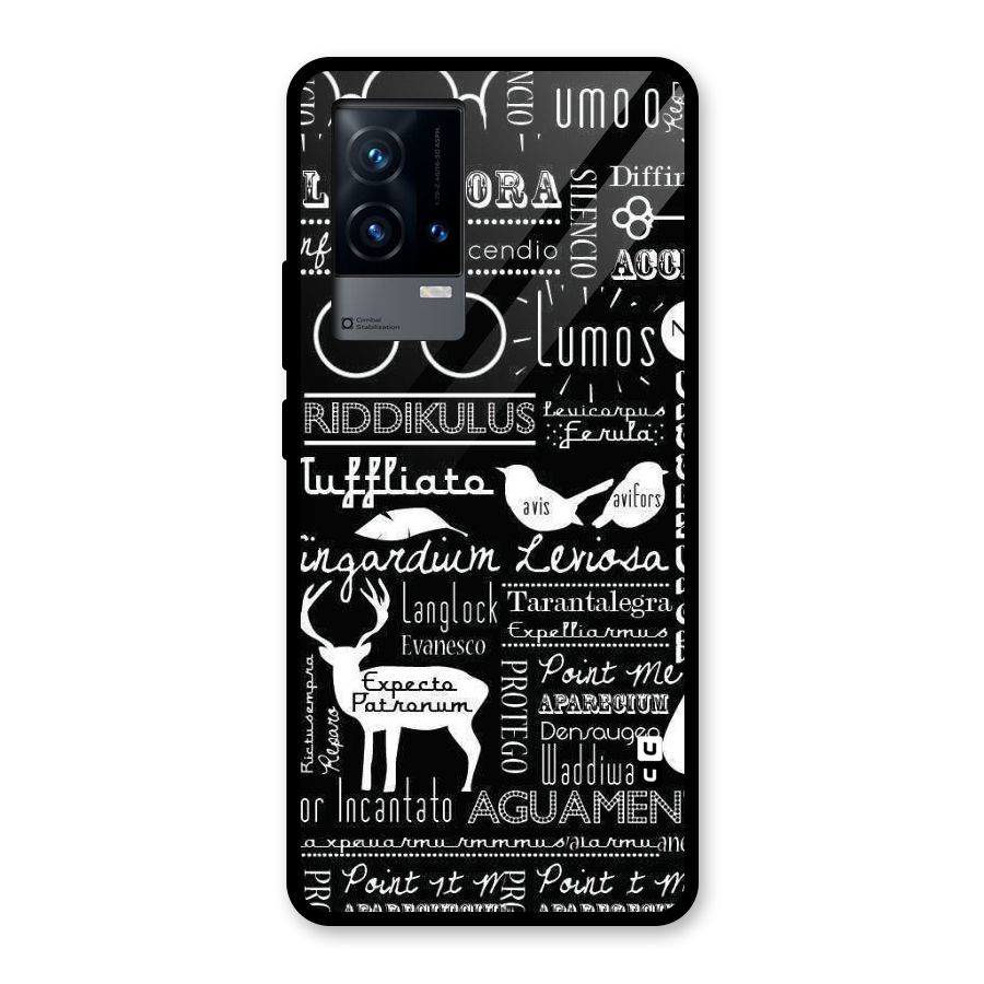 Deer Key Spell Glass Back Case for iQOO 9 5G