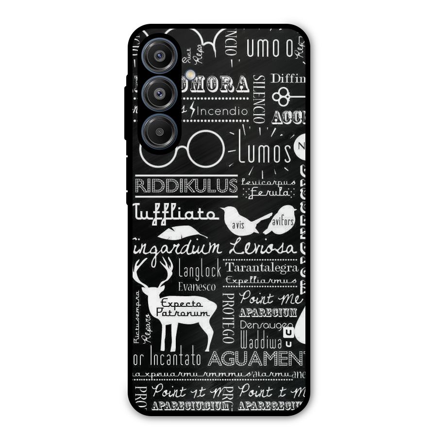 Deer Key Spell Metal Back Case for Galaxy A16 5G