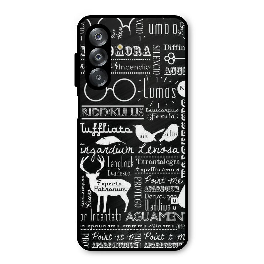 Deer Key Spell Metal Back Case for Galaxy A26
