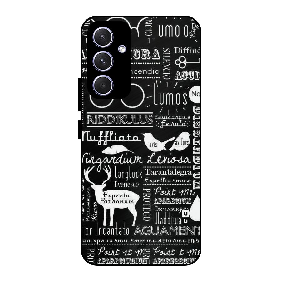 Deer Key Spell Metal Back Case for Galaxy A54
