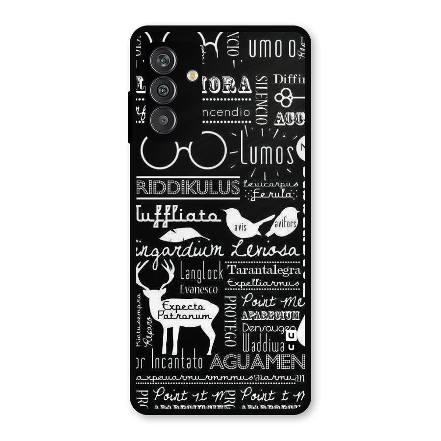 Deer Key Spell Metal Back Case for Galaxy F13