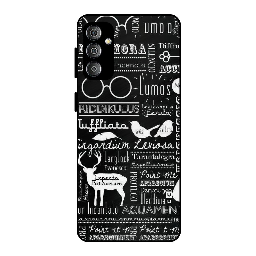 Deer Key Spell Metal Back Case for Galaxy F23