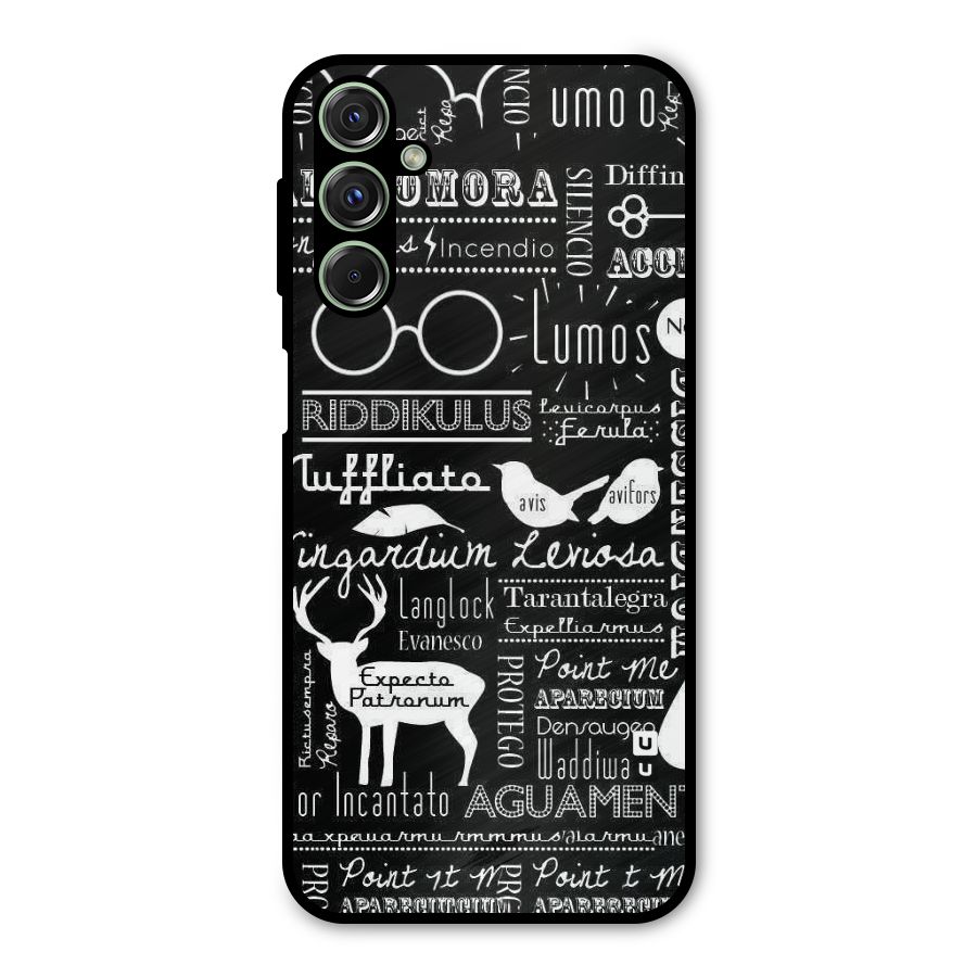 Deer Key Spell Metal Back Case for Galaxy M34