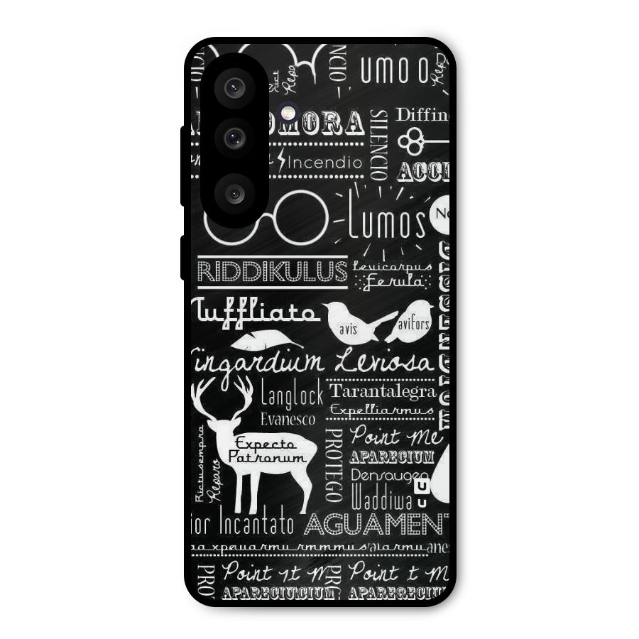 Deer Key Spell Metal Back Case for Galaxy M56