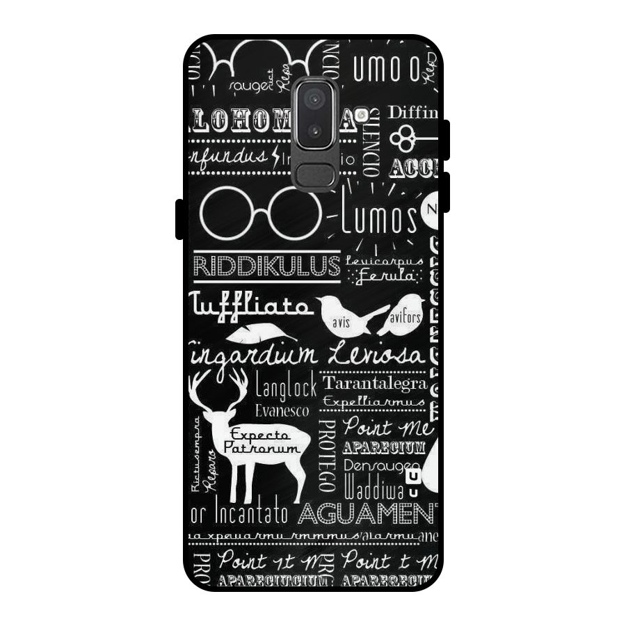 Deer Key Spell Metal Back Case for Galaxy On8 (2018)