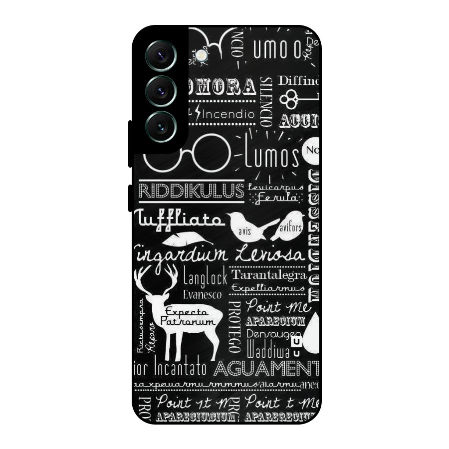Deer Key Spell Metal Back Case for Galaxy S22 Plus 5G