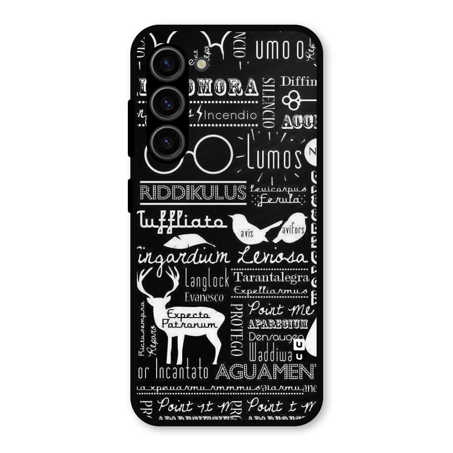 Deer Key Spell Metal Back Case for Galaxy S23